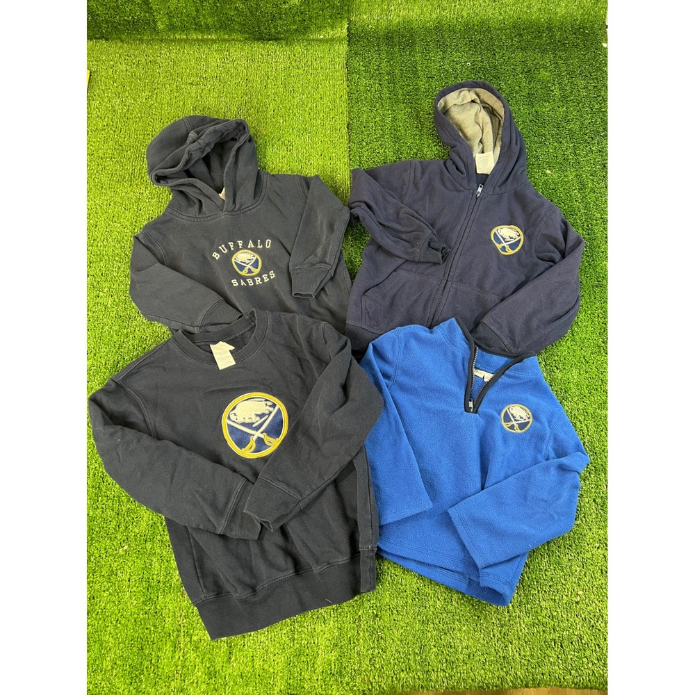 Buffalo‎ Sabres Kids Lot of 4 Hoodies Sweatshirts Sizes 3T 4 5T 7 NHL Fan Gear